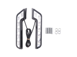 2x Luzes de Condução Diurna Led Super Brilhantes (12v) À Prova de Água, Estilo Automóvel (drl)