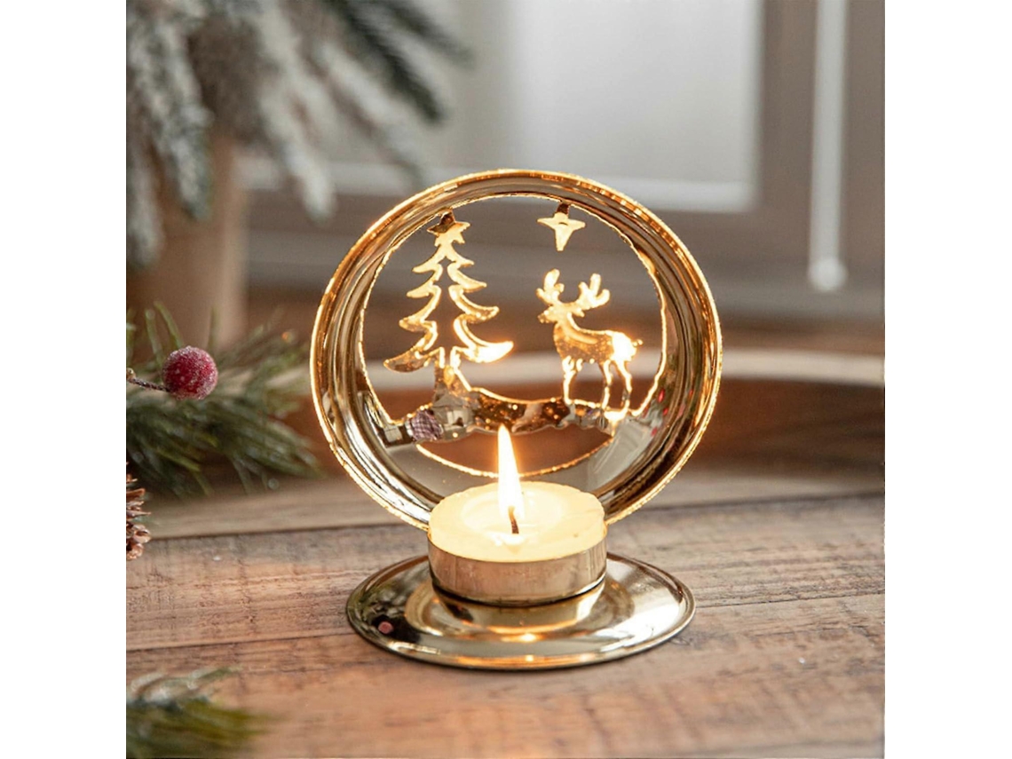 Enfeites De Árvore De Natal, Árvore De Natal Decorativa De Metal, Para Casa, Mesa E Presentes, Castiçais Para Decoração De Casa, ( Aquaforge