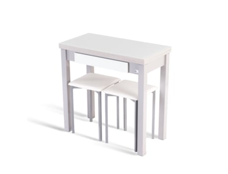 Conjunto de Cozinha PORTUS Livro (Branco - 80x80 - Melamina)