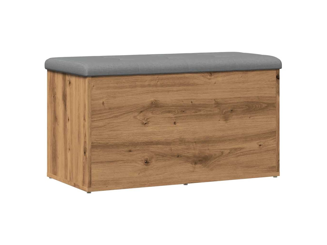 Storage Bench, Storage Benches Vidaxl Marrom Madeira Processada (82 X 42 X 45 Cm)