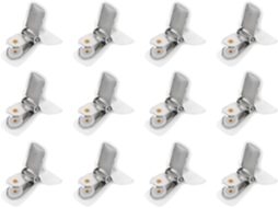 Prendedores de Edredom para Fixação Segura e Prática Das Capas. Acolchoados Metal Espuma, 12 CHABERLU