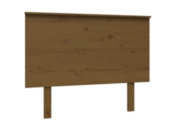Cabeceira de Cama Pinho Maciço Castanho Mel MAISON EXCLUSIVE 104x6x82,5 cm