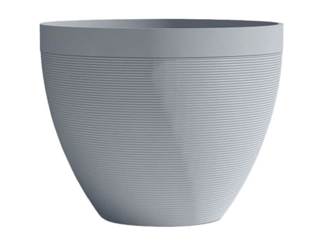 Vaso - GARDEN ID - Green Care Impact Azul-Cinza - 50 x 41 cm - 10 anos de garantia - 100 reciclado - resistente a UV/gelo