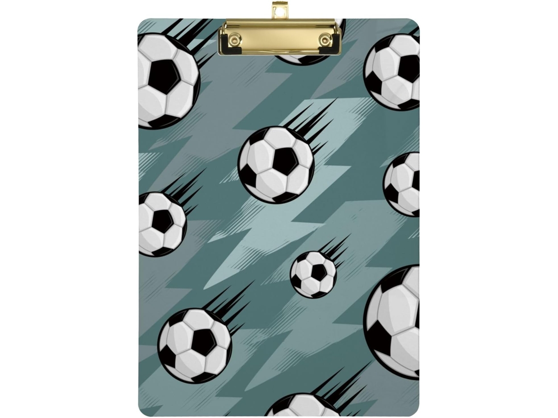 Prancheta Em Formato Bola De Futebol, Prancheta Transparente, Enfermeira Rígida