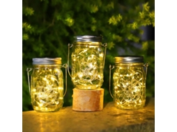 Lanternas Solares para Exterior, 30 Luzes Solares Led para Jardim BRILVIBERA