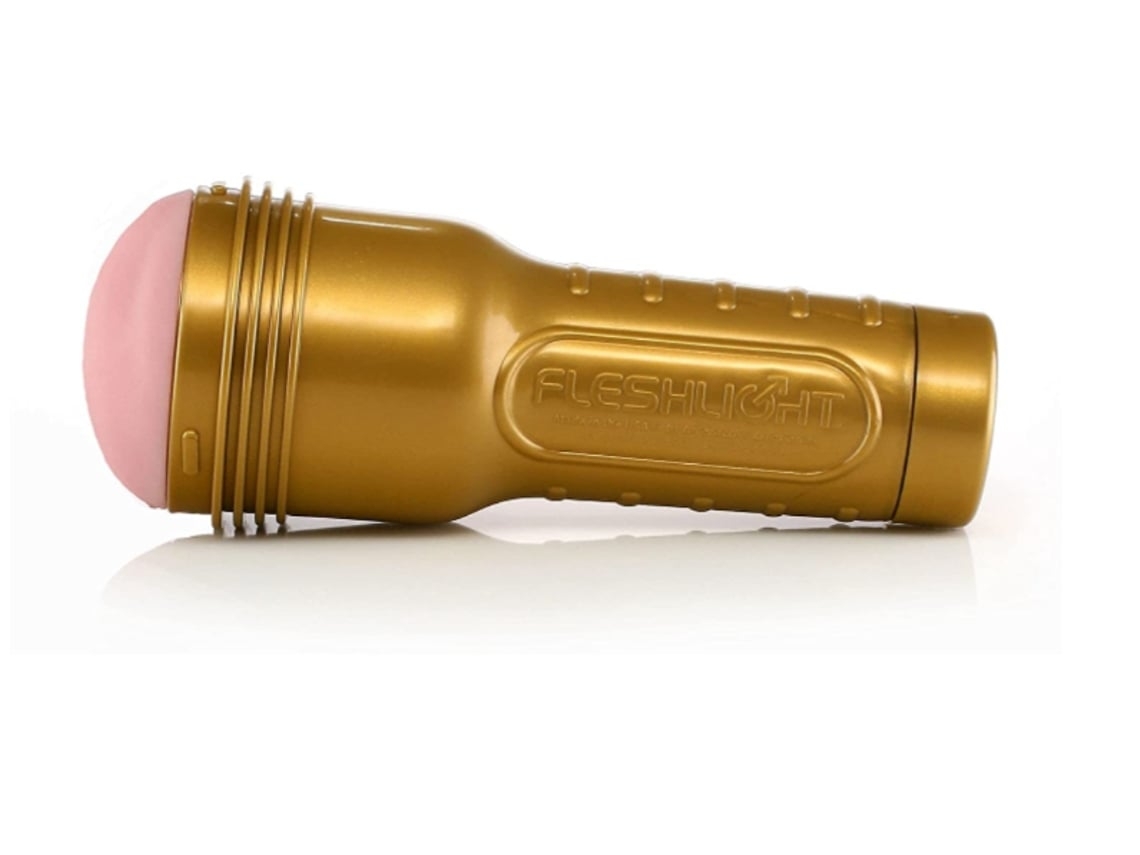 Fleshlight Pink Lady Stamina Textura Discreta Masturbador Feito De Material Superskin Realista Dourado Chennnls