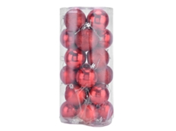 Laxiscreed Conjunto De 24 Bolas De Natal Em Glitter De 6cm Para Árvore, Decoração De Casa E Eventos