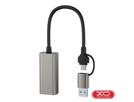Cabo Adaptador Usb A/usb CP/ Rj45 1000mbps Xo
