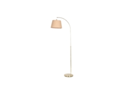Luminária de Chão em Metal com Bambu Dourado, 66x35x180cm ALEXANDRA HOUSE LIVING