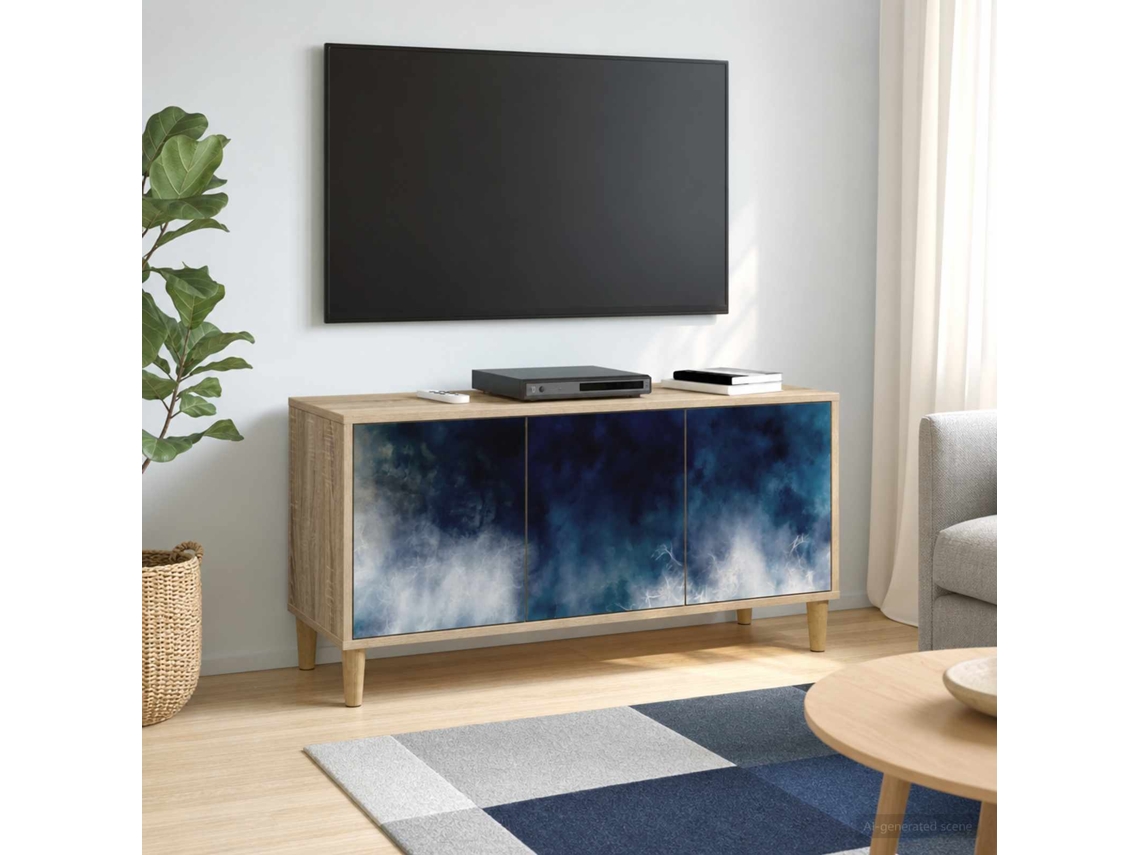 Vidaxl Gabinete Para Tv Raalte 102 X 33 X 50 Cm Sonoma