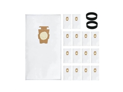 Lurelia Pack 15 Sacos De Pó Para Aspirador, Tecido Multicamadas, Substituição Prática