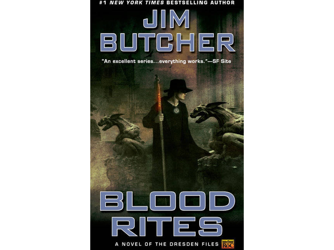 Livro Blood Rites de Jim Butcher (Inglês)