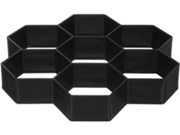 Molde Hexagonal para Pavimentação Kichouse, Feito de Plástico, Reutilizável para Caminhos de Jardim, Cimento, Pisos de CHABERLU