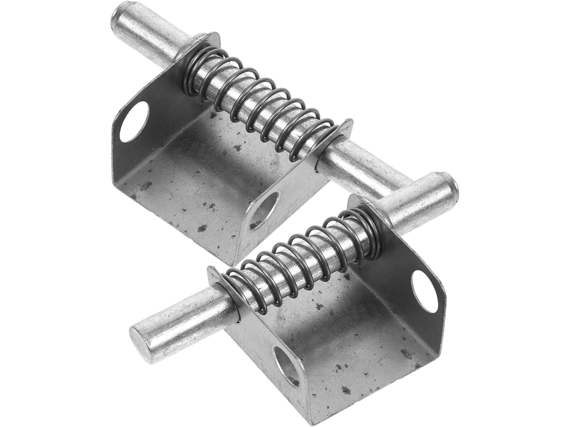 2 Dobradiças De Ferro Para Cofre, Substituição Prateadas