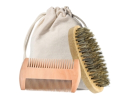 Ferramenta Essencial Para Modelar A Barba Masculina, Com Escova De Tesoura Profissional E Pente Dobrável. Jinyubo Store
