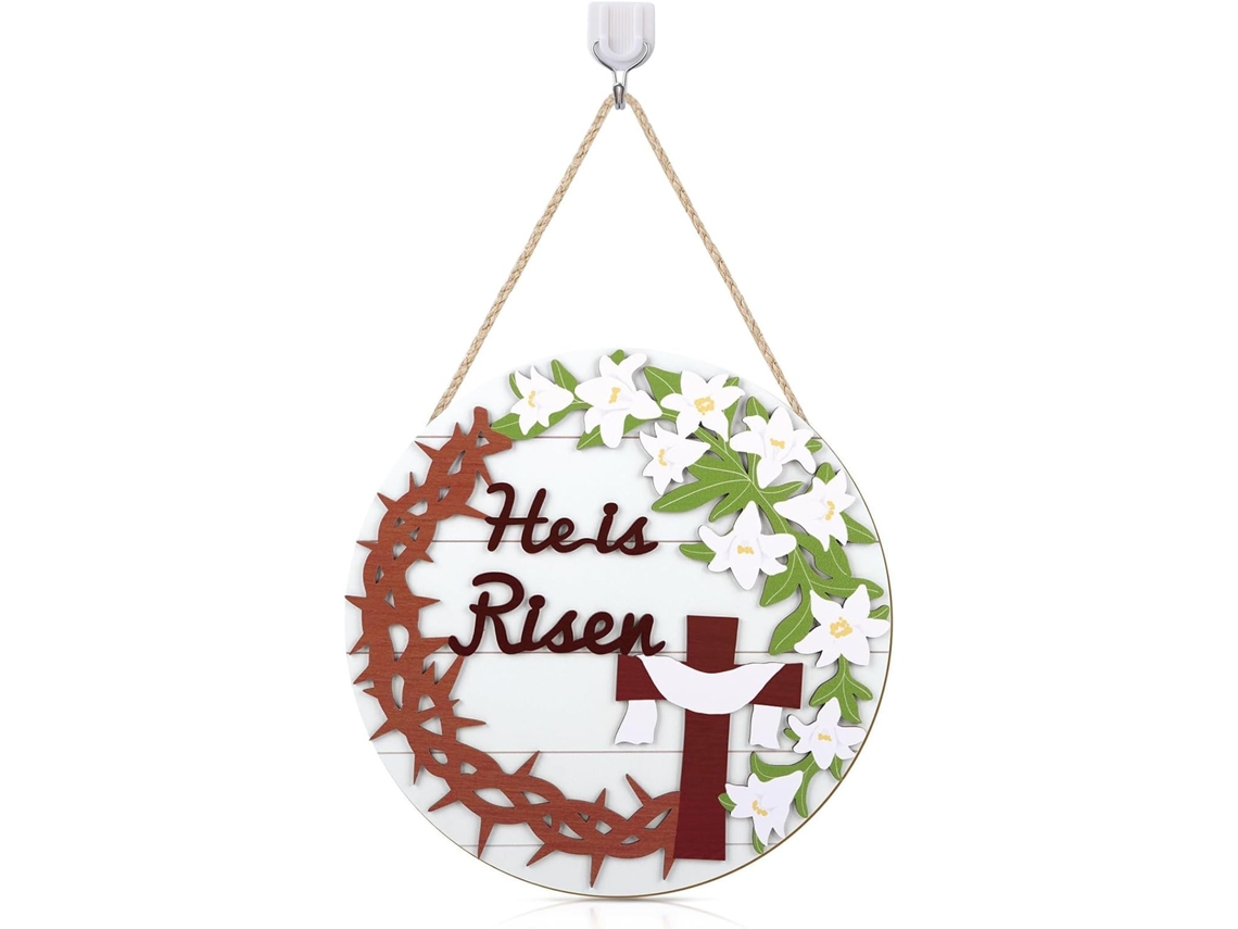 Enfeite De Porta De Páscoa, Decoração Rústica De Madeira, Placa De Boas-vindas De Primavera Para Parede.