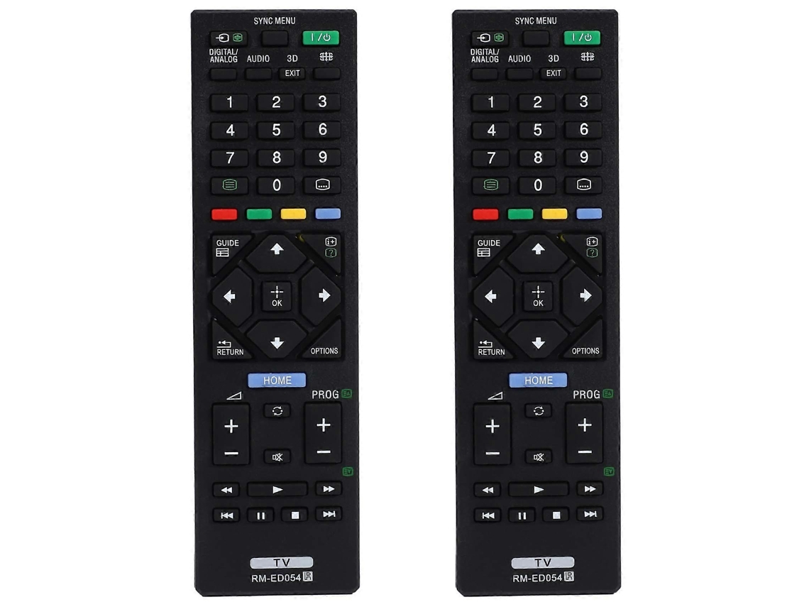 2 Controles Remotos Universais Rm-ed054 Para Tvs Lcd Sony Kdl-32r420a, Kdl-40r470a E Kdl-46r470a
