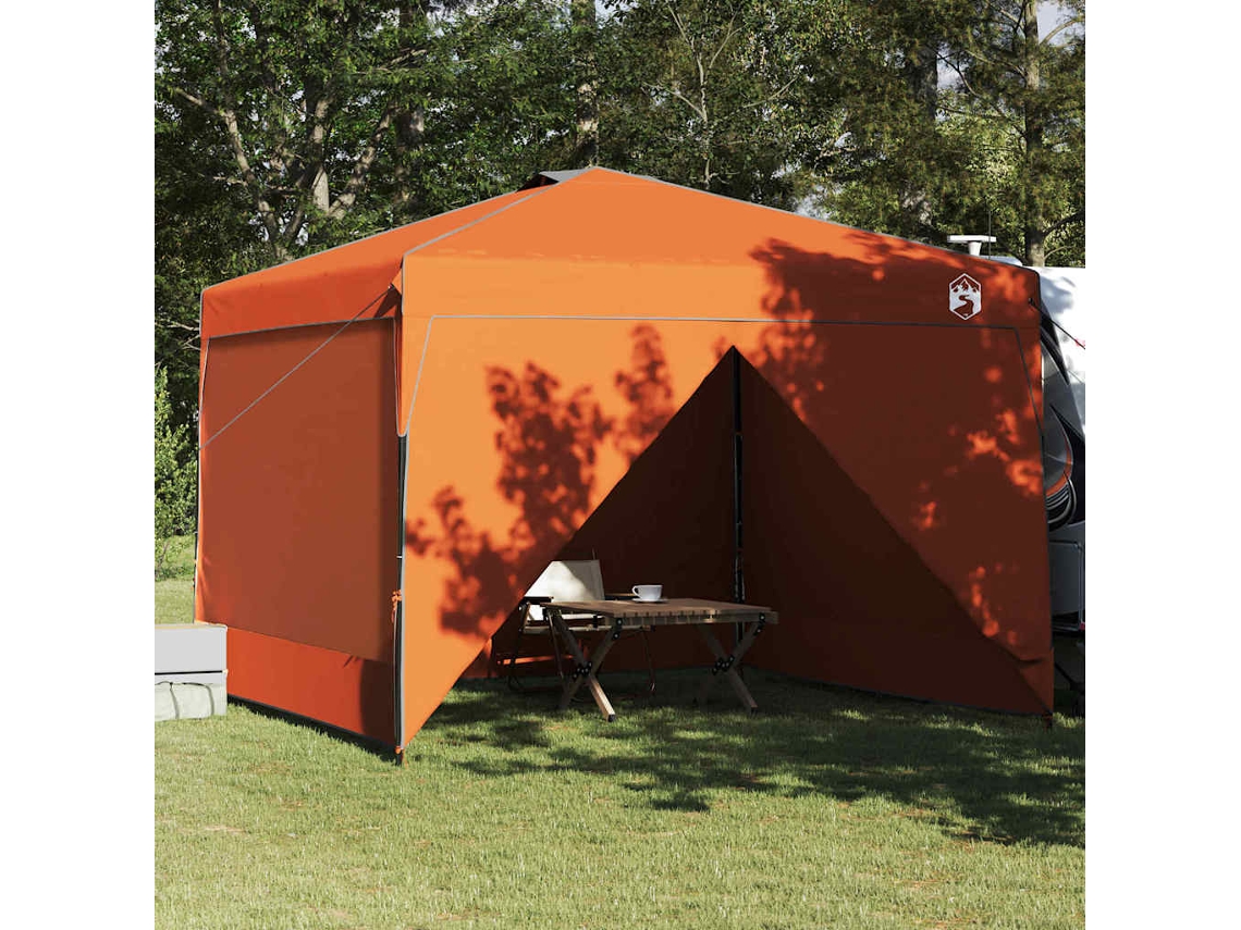 Vidaxl Tenda De Toldo 290 X 290 X 251 Cm Laranja Tecido
