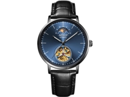 Globo Branco Dial Automático Auto Enrolamento Mecânico Relógio Luxo Cristal Safira Business Dress Watch Webake
