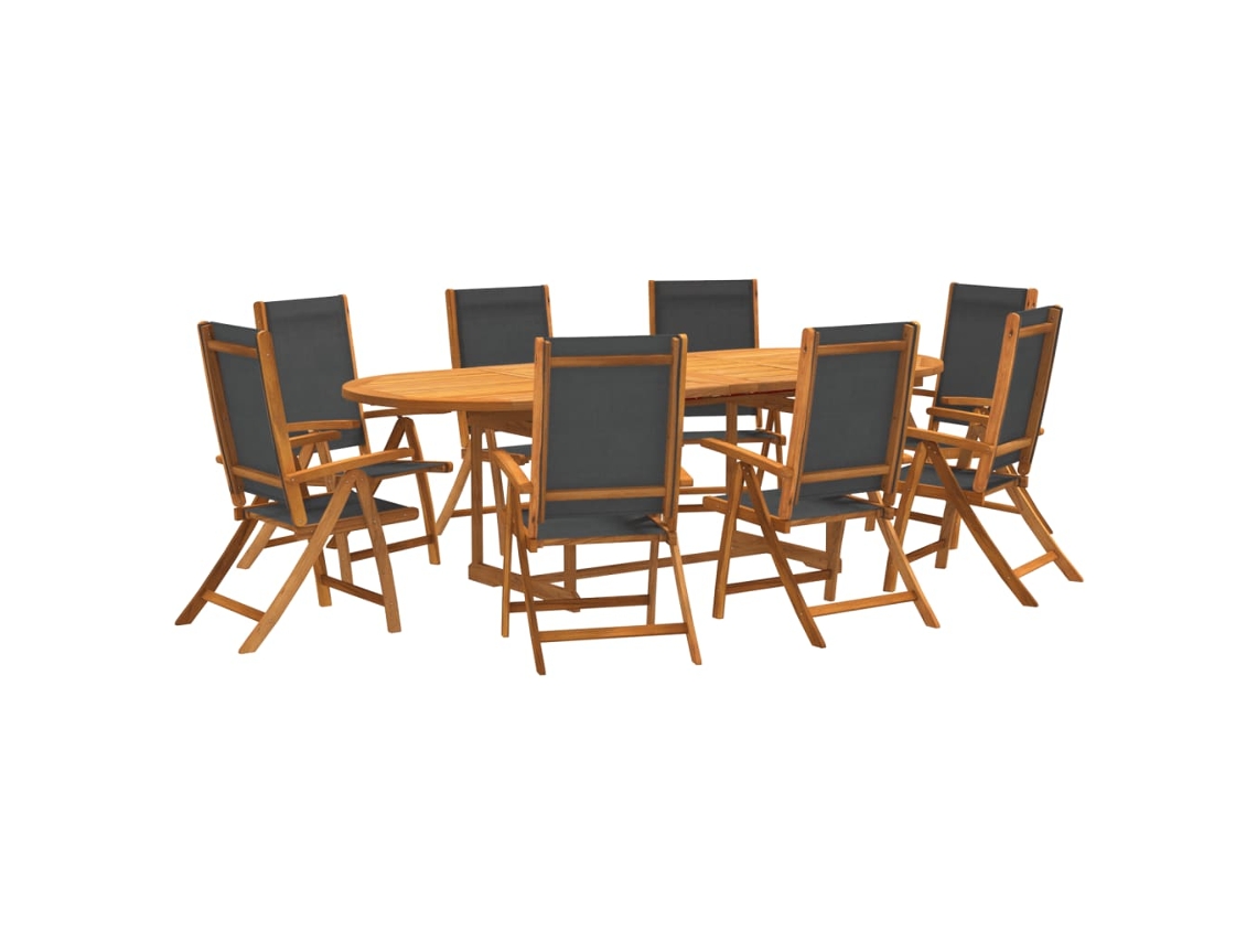 Garden Dining Set, Garden Dining Sets Vidaxl Marrom Madeira De Acácia (n/a)