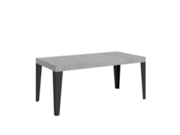 Mesa Extensível 200/460x90 Cm Flame Concrete Pés Antracite Itamoby