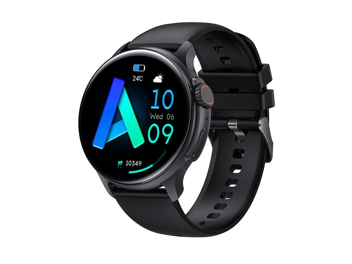 Smartwatch YIZHOOD Te201 Tea Hd de 1.43Inch Mais de 100 Modos Desportivos Ip68 À Prova D'Água Preto
