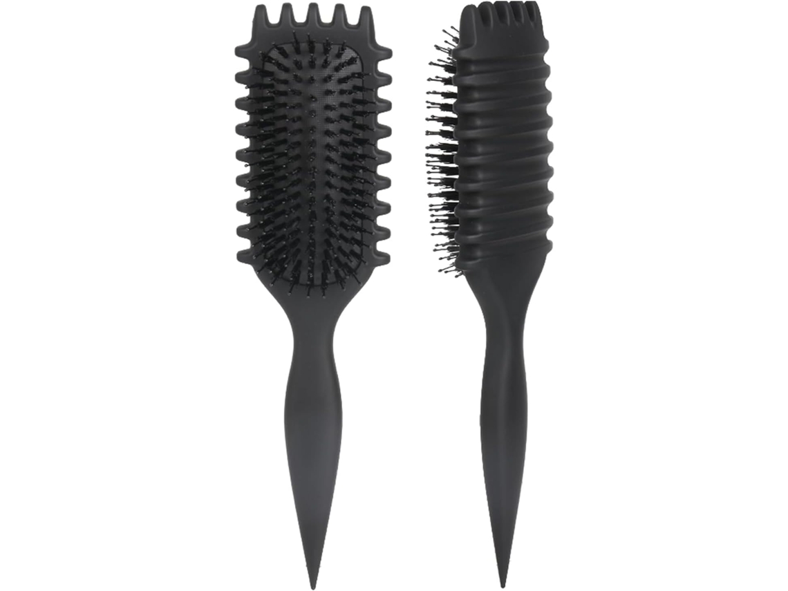 Brush Styling Bristle For Curly Hair, Preto ZYBLSSBB