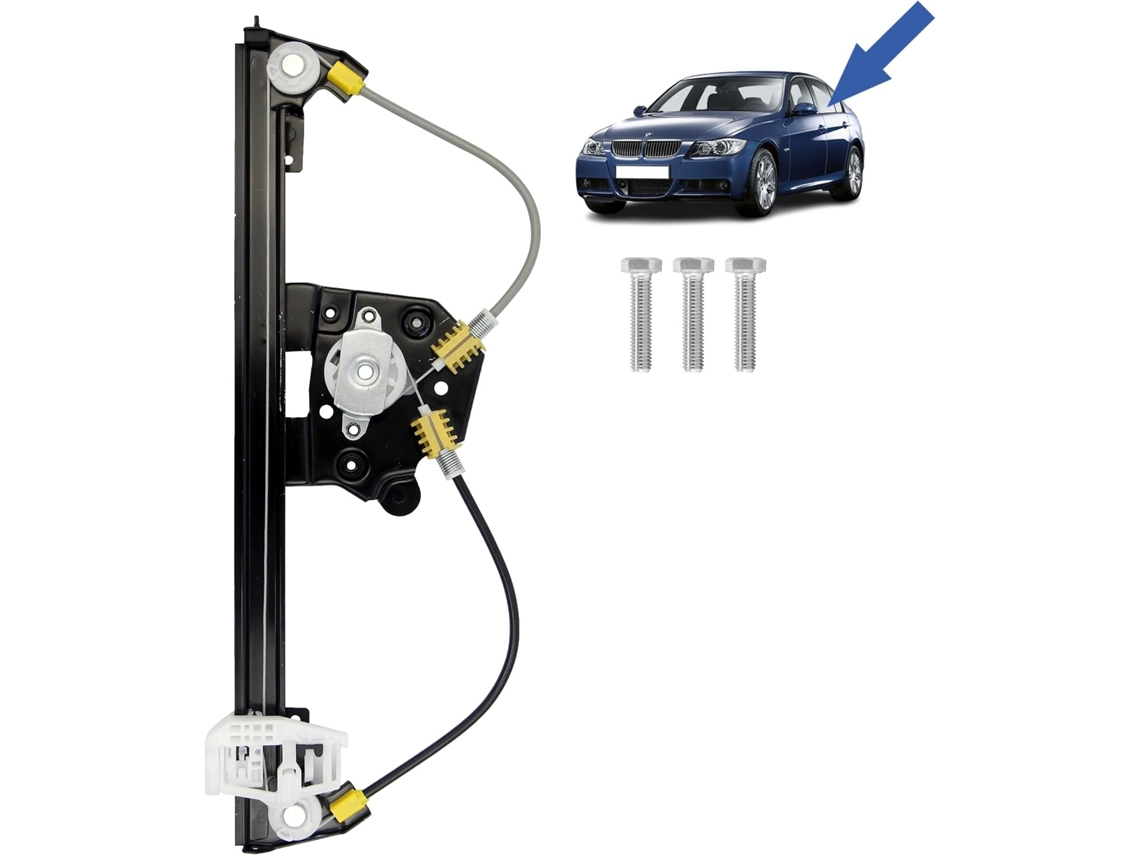 Starkit Performance Elevador De Vidro Traseiro Esquerdo Compatível Com Bmw Série 3 E90 E91 2005-2012 51357140589