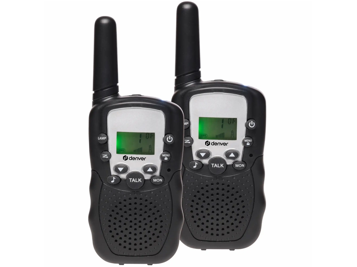 Conjunto De Walkie Talkie Denver Preto Aquaforge