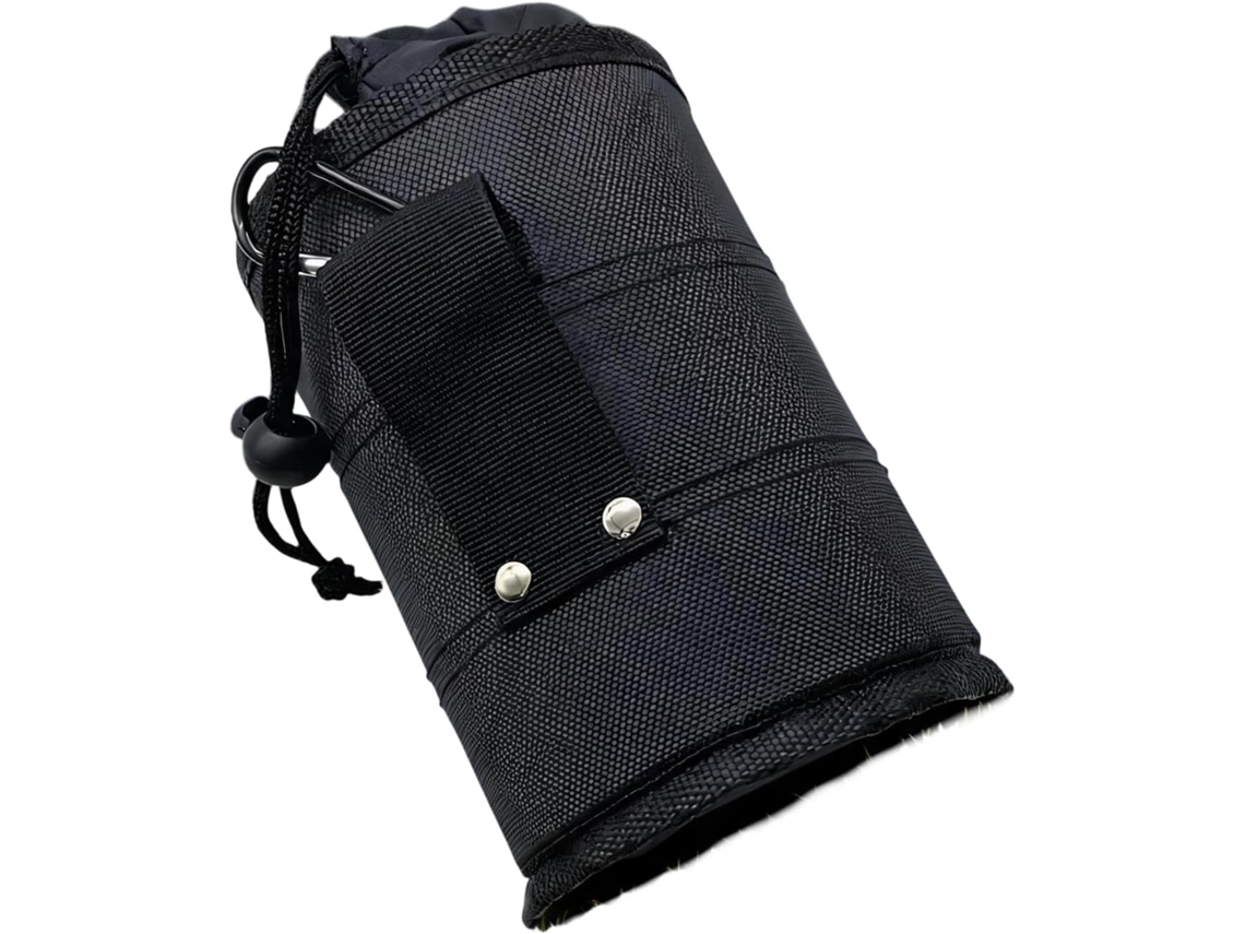 Bolsa organizadora de ferramentas para cintura, em tecido Oxford leve com abertura em formato de cubo, ideal para armazenamento.