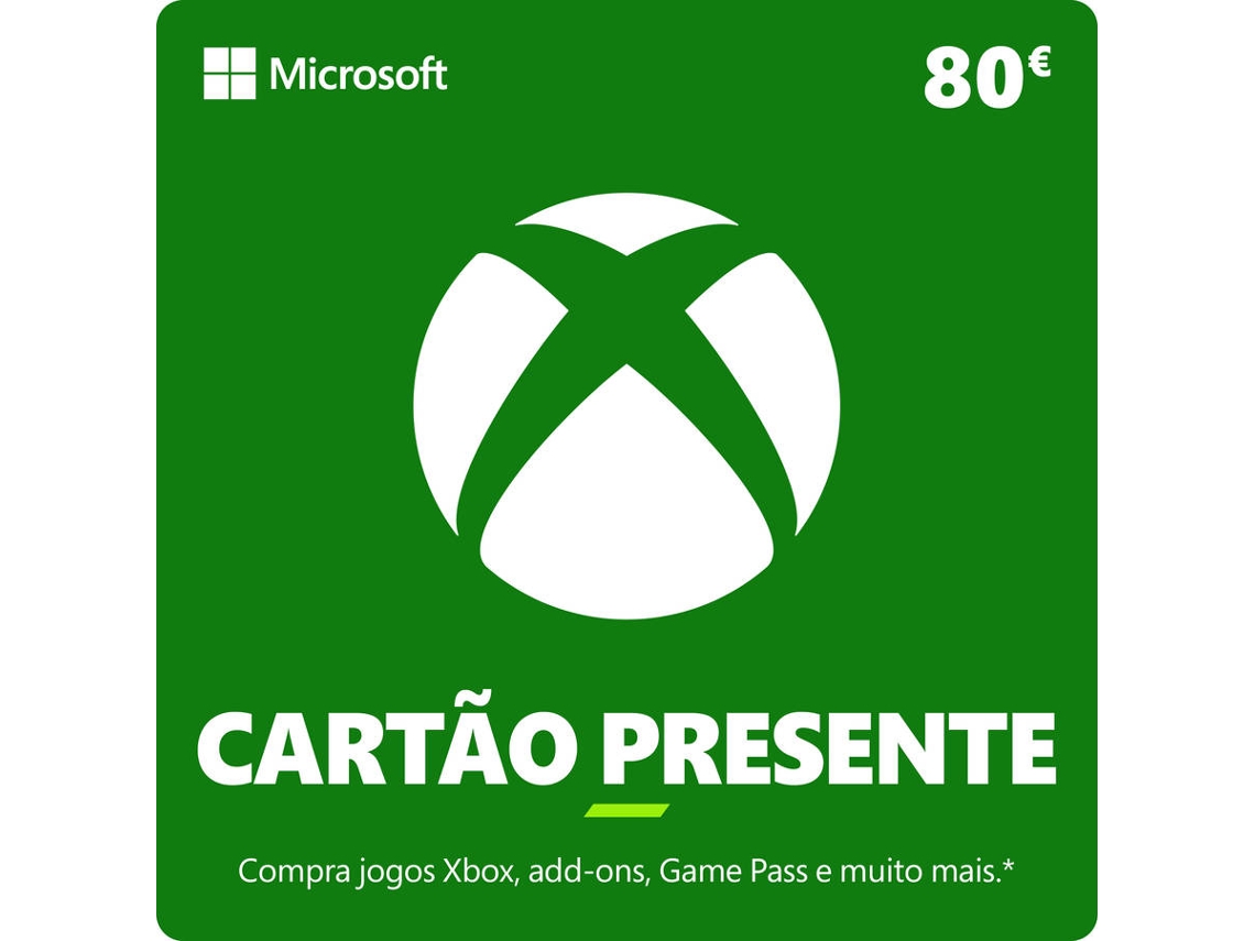 Cartão de Descarga XBOX MICROSOFT Agency 80¿
