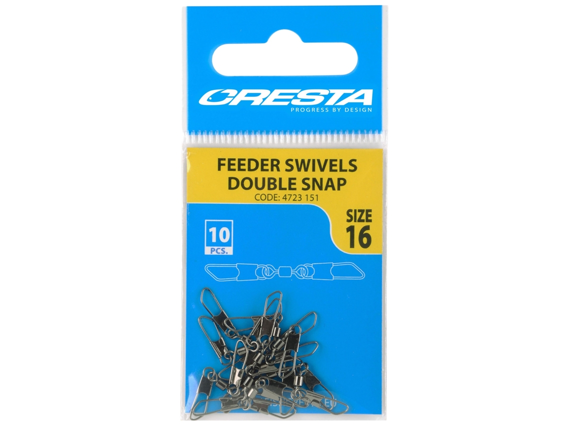 Giratório CRESTA Swivels Feeder Swivel Double Snap 16