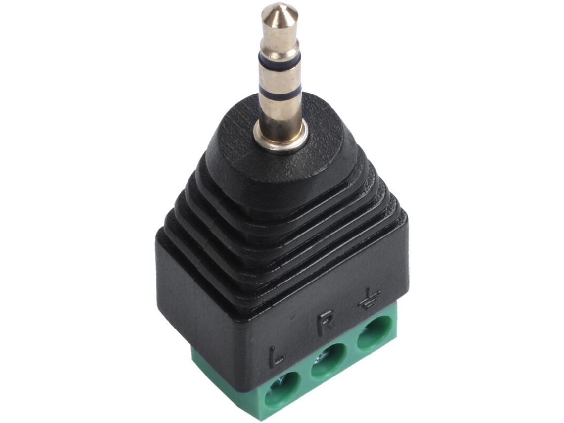Conjunto de 5 Conectores Fêmea 3,5 Mm com Terminais Parafuso AQUAFORGE