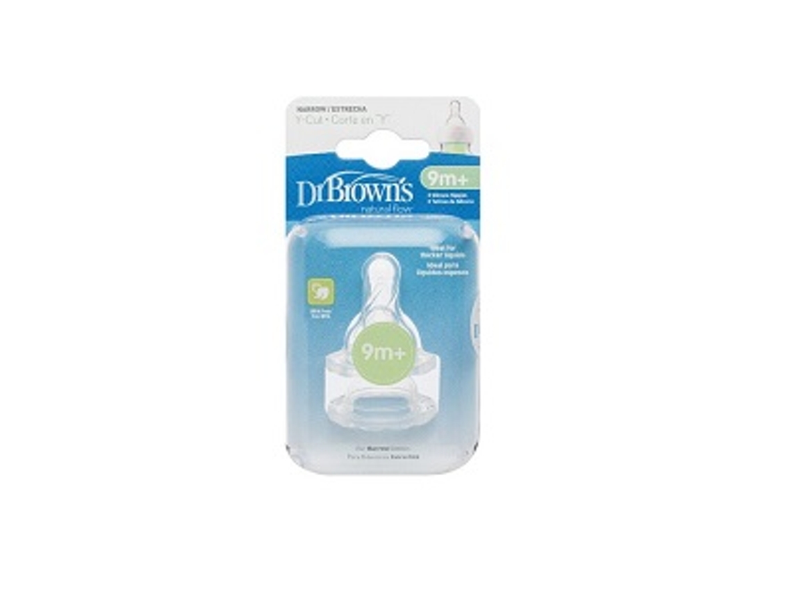 Tetina Boca Estreita DR BROWN'S  Para Cereais (2 Unidades)