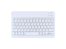 Liclado Bluetooth Universal Sem Fios De 10 Polegadas Com Um Único Liclado Para Tablet Pc (branco)