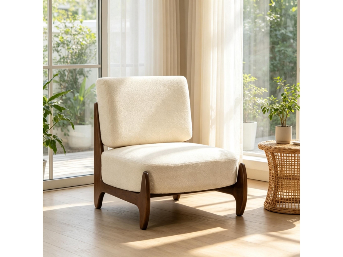Poltrona De Sala De Estar Com Capa De Chenille, Poltrona Confortável Com Almofadas Grossas E Assento Acolchoado.