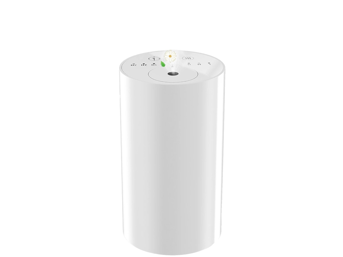 Difusor De Óleo Essencial, Tecnologia Sem Água, Compacto E Portátil, Branco