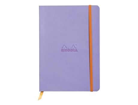 Caderno e bloco RHODIA 117409C A5 80 folhas roxo