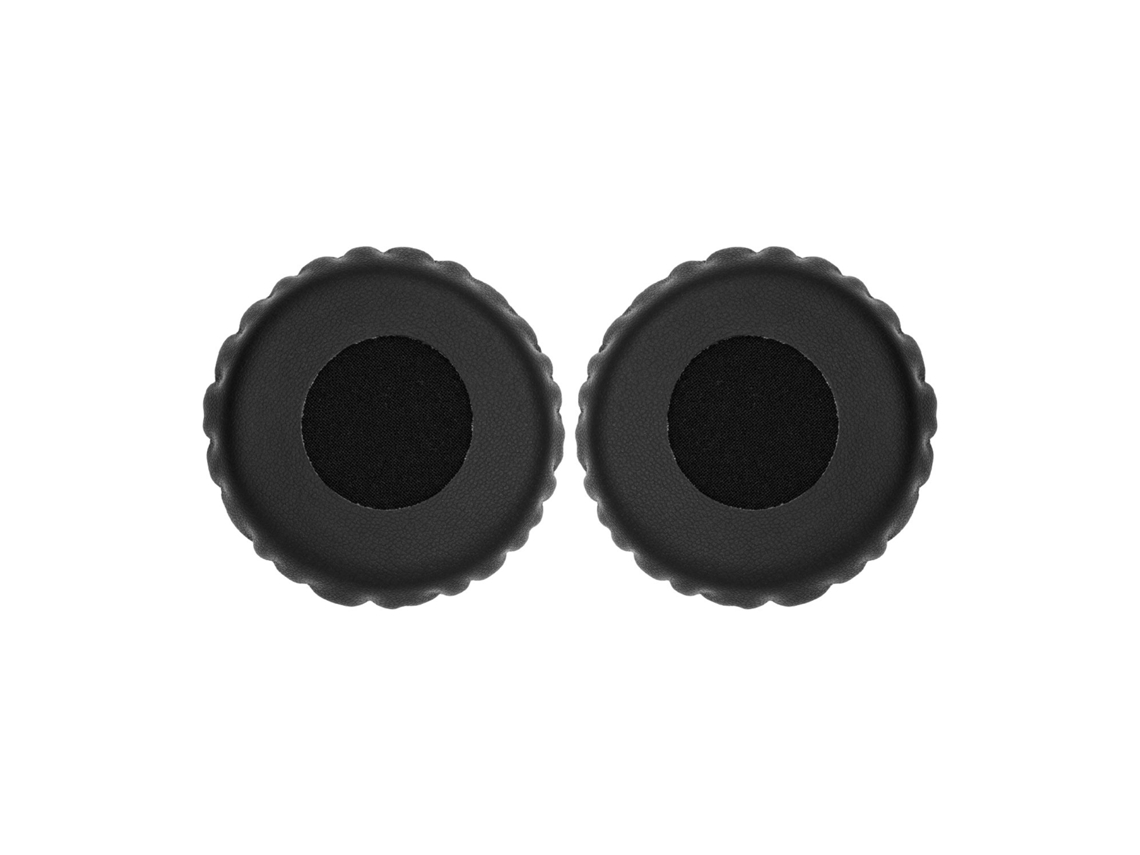 Set 2 Almofadas Zruxe Para Auscultadores Sony Mdr-xb400 Over-ear Preto (pele Ecológica, Espuma Memory)