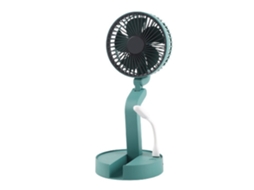 Ventilador Mesa Plegable Potente Silencioso Luz Usb