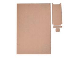 Conjunto de Moldes de Couro em Acrílico Transparente para Artesanato em Couro, Ideal para Confecção de Bolsas e Carteiras. AQUAFORGE