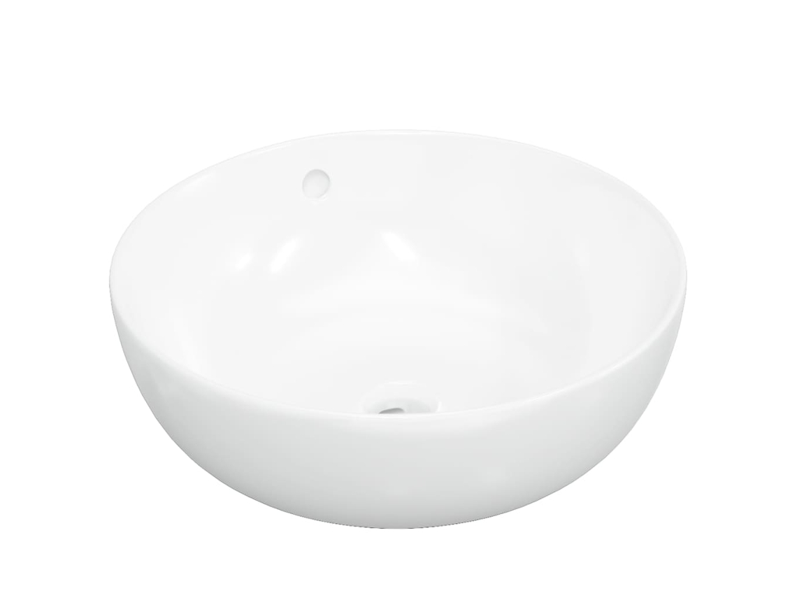 Basin, Basins Vidaxl Branco Cerâmica