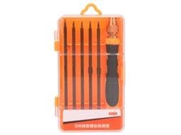 Kit De 6 Pontas De Chave De Fendas Multifuncionais Aço S2 Para Reparos Profissionais