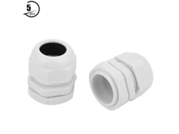 Laxiscreed Ligação De Cabos Em Nylon Ip68 À Prova D'água, Plástico Branco