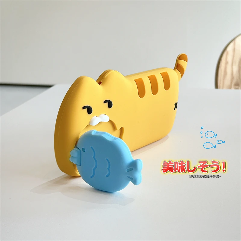 Capa De Celular 3d Fofa De Silicone (iphone 16), Divertida E Com Desenho Animado Para A Câmera.