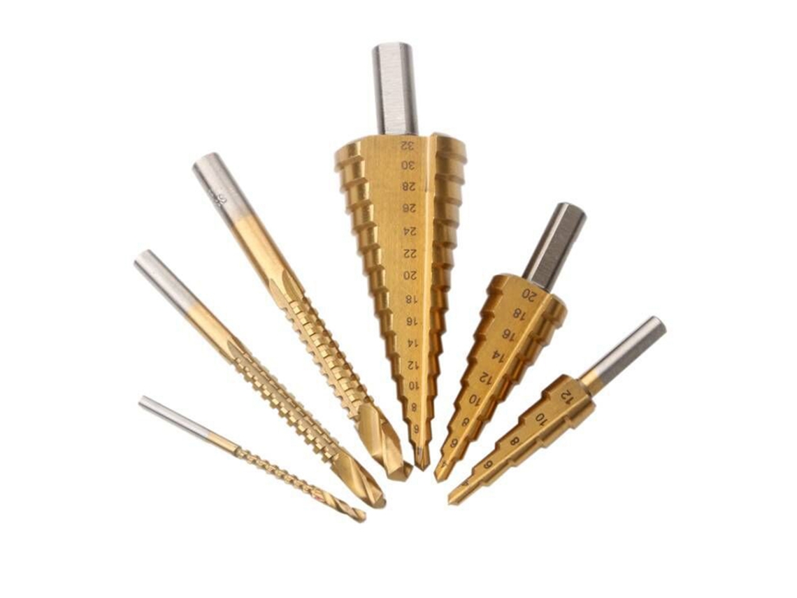 Conjunto De Brocas Escada Resistente Ao Desgaste
