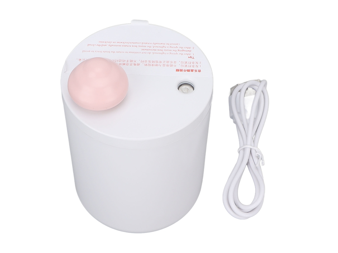 Umedificador De Escritório Usb 280ml Com Caixa De Música, Hidrata A Pele