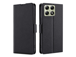 Capa De Couro Ultrafina Com Fecho Lateral E Aba Horizontal Para Xiaomi 17 Pro Max.
