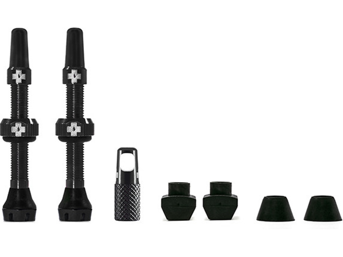 Válvula MUC-OFF Kit V2 Tubeless Kit Válvulas Sin (Preto)