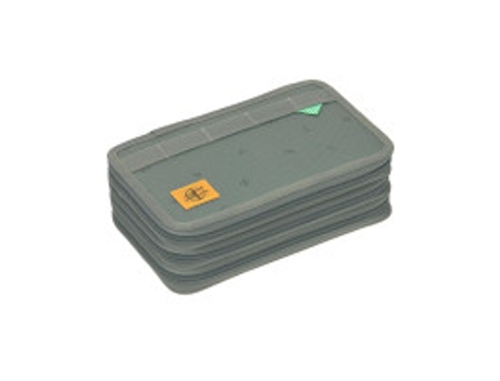 LÄSSIG Unique 1205010168 Estojo para Canetas Estojo Macio Poliéster Verde